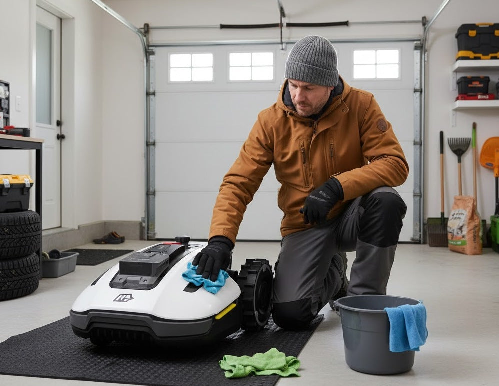 Robot Lawn Mower Winter Maintenance Guide for Canadian Homeowners