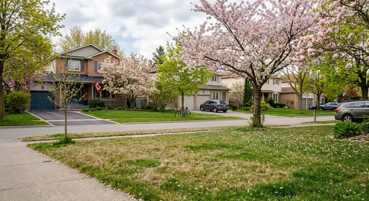 Spring Lawn Care in Canada