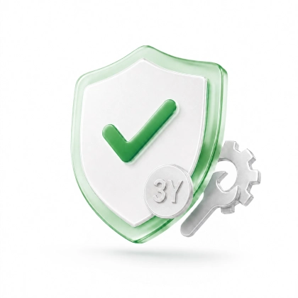 Up to 3-year worry-free warranty