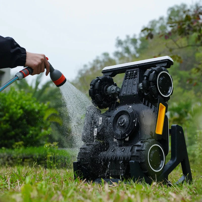Mower Cleaning Stand