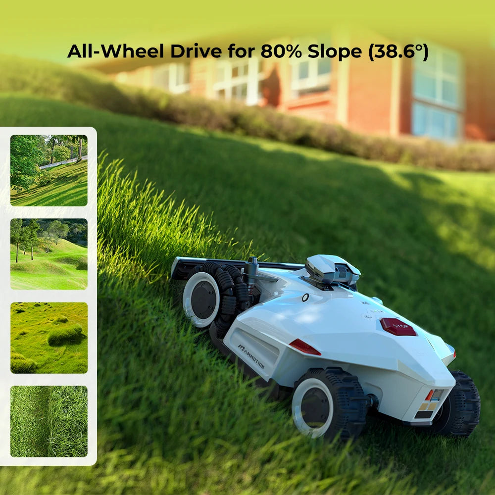 Awd robot lawn mower deals