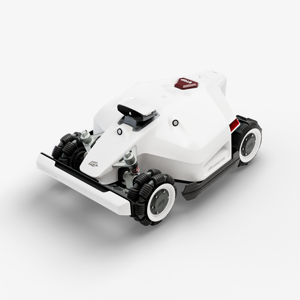 LUBA 2 AWD 5000: Perimeter Wire Free Robot Lawn Mower