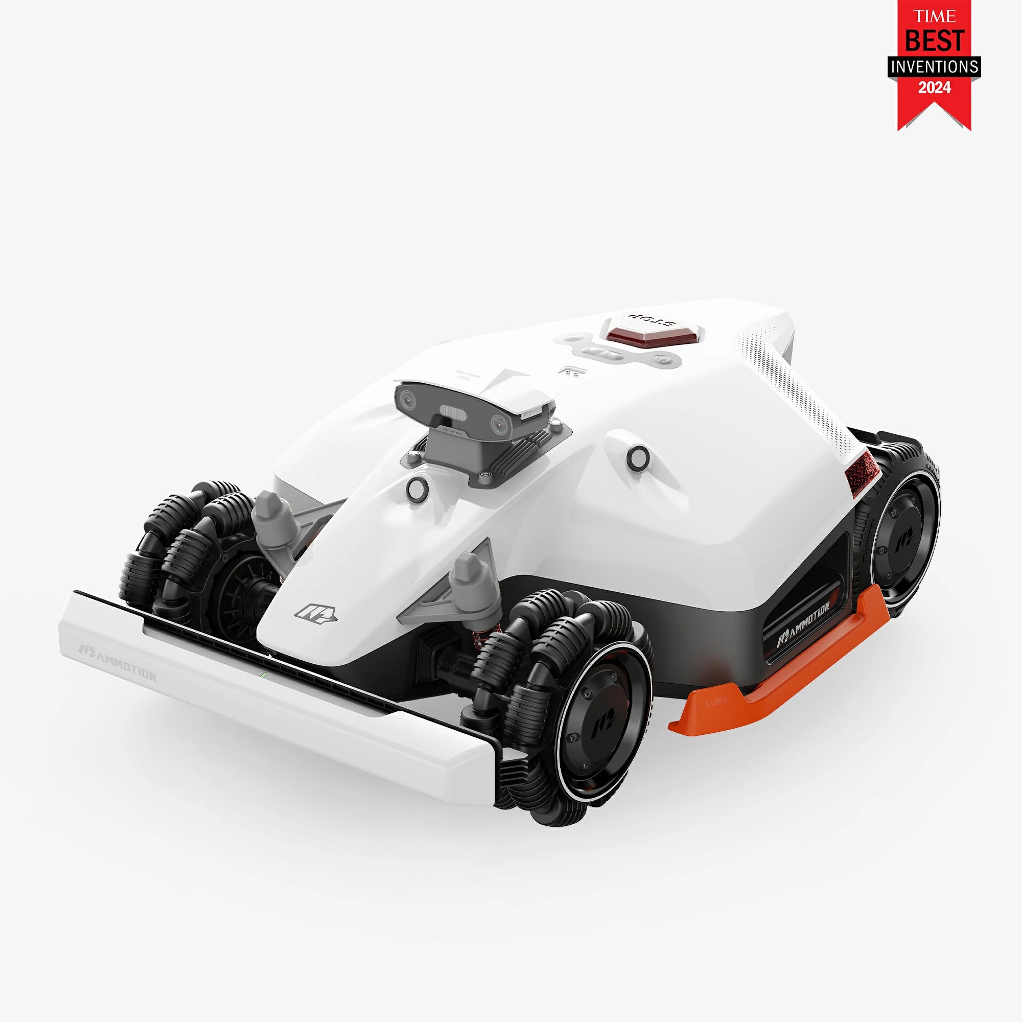 MAMMOTION LUBA 2 AWD robot mower front view