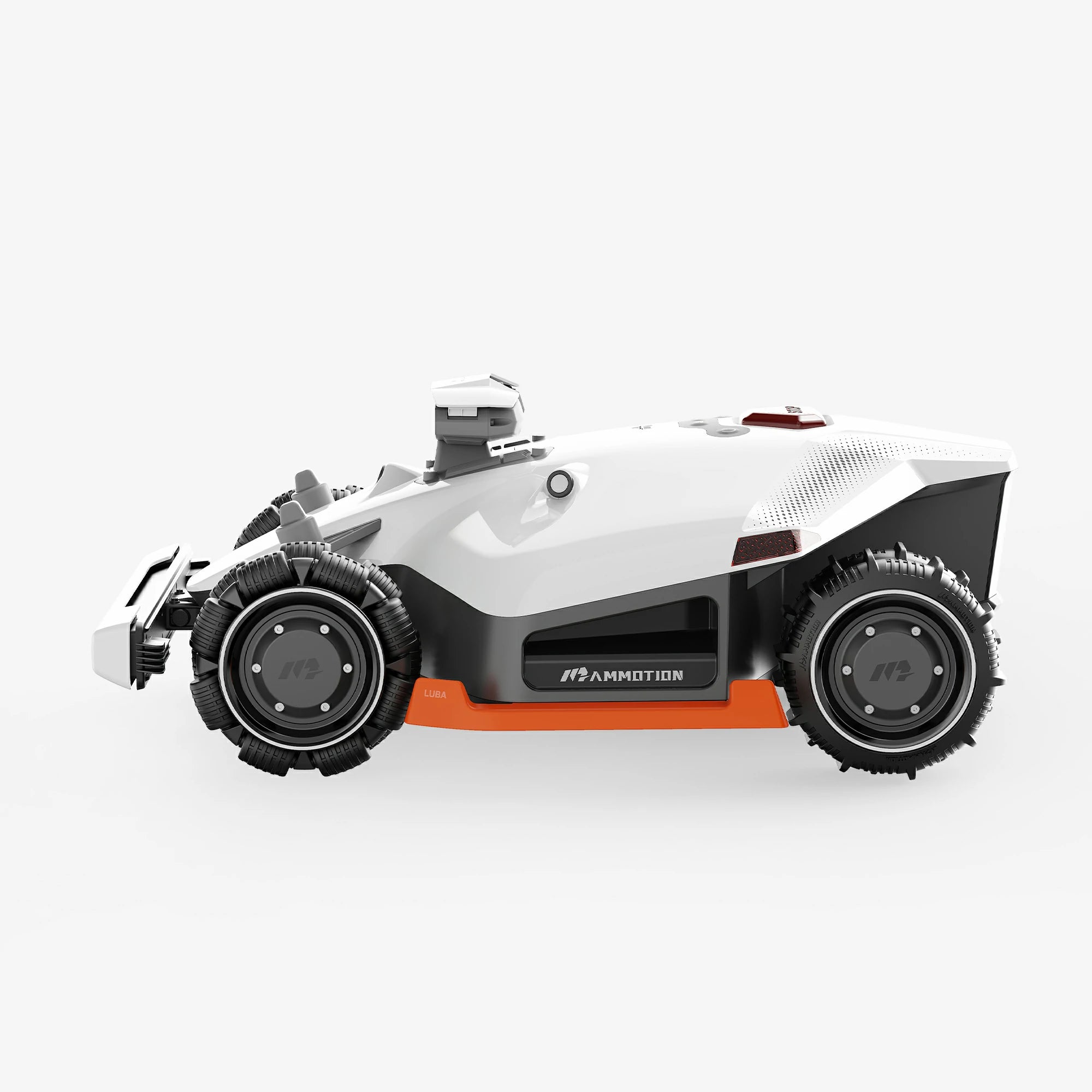 MAMMOTION LUBA 2 AWD robot mower side view