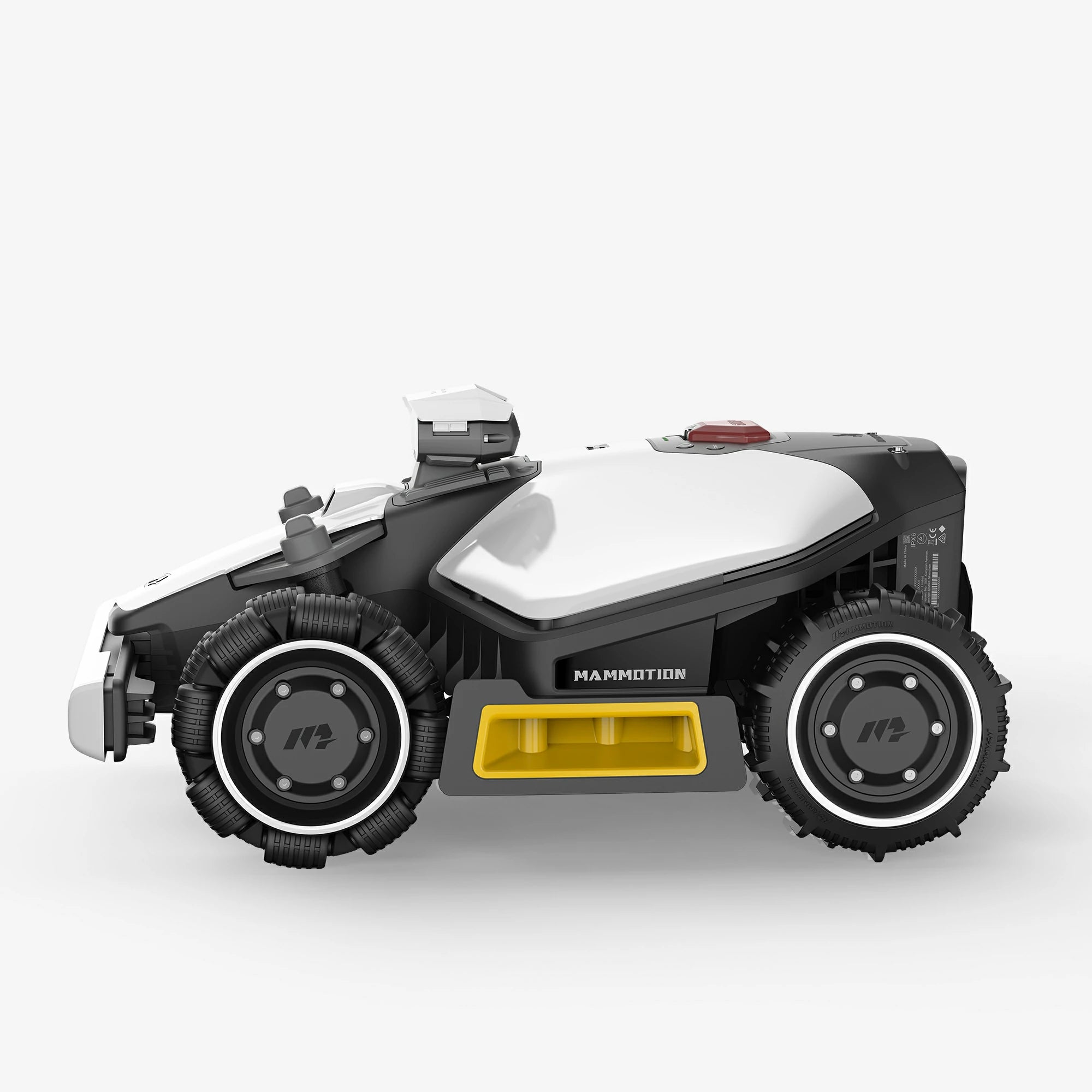 MAMMOTION LUBA mini AWD robot mower side view